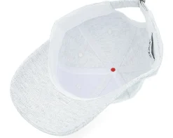 Spinback Shoal Hard Baseball Cap Light Grey Melange Adjustable - Upfront