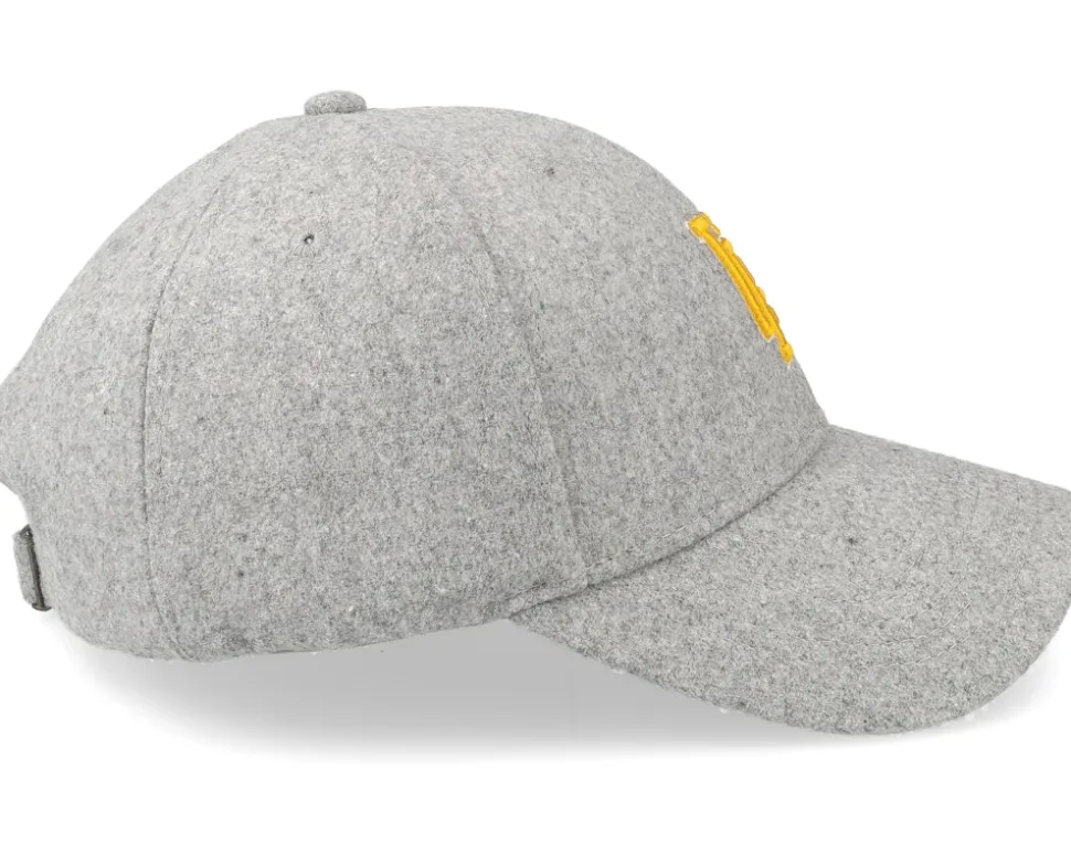 Spinback 2tone Wool Light Grey Mel/Yellow Adjustable - Upfront