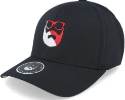 Split Logo R/W Black Flexfit - Bearded Man