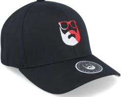 Split Logo R/W Black Flexfit - Bearded Man