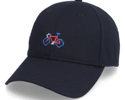 Sport Cap Stitch Bike Black Dad Cap - Dedicated