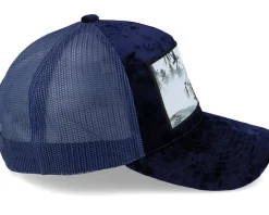 Sportscar Navy A-frame Trucker - Calza Pennello