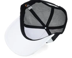 Sportscar White/Black A-frame Trucker - Calza Pennello