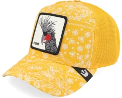 Spray Paint Arch Paisley Yellow A-Frame Trucker - Goorin Bros.