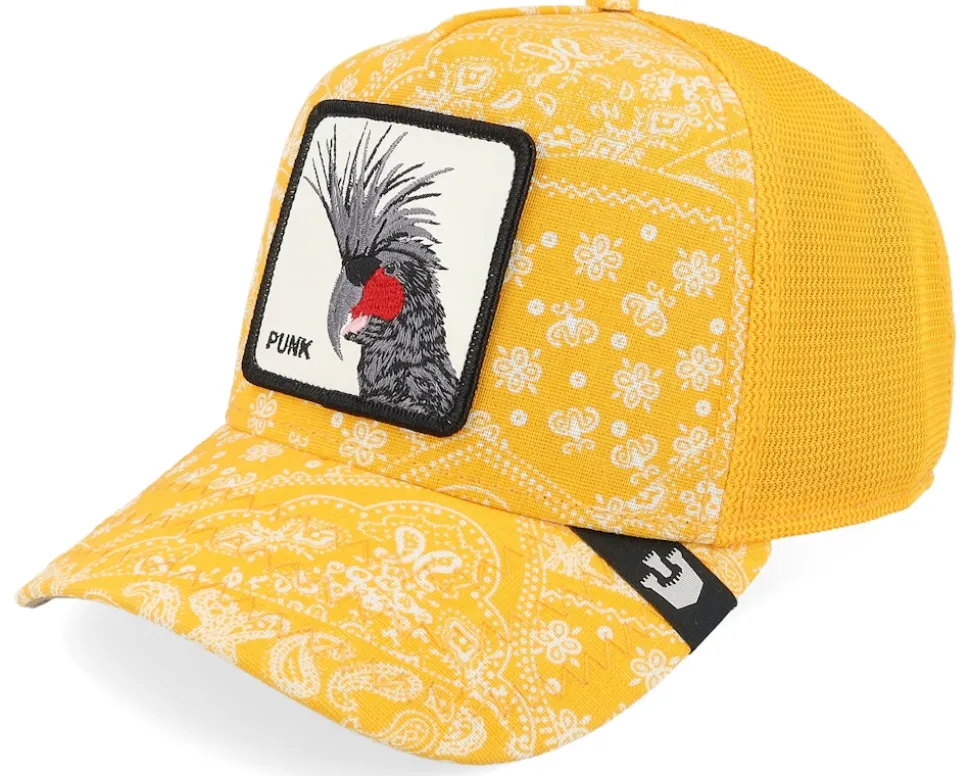 Spray Paint Arch Paisley Yellow A-Frame Trucker - Goorin Bros.