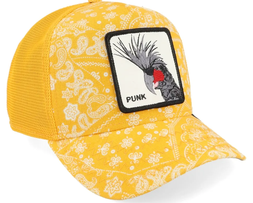 Spray Paint Arch Paisley Yellow A-Frame Trucker - Goorin Bros.