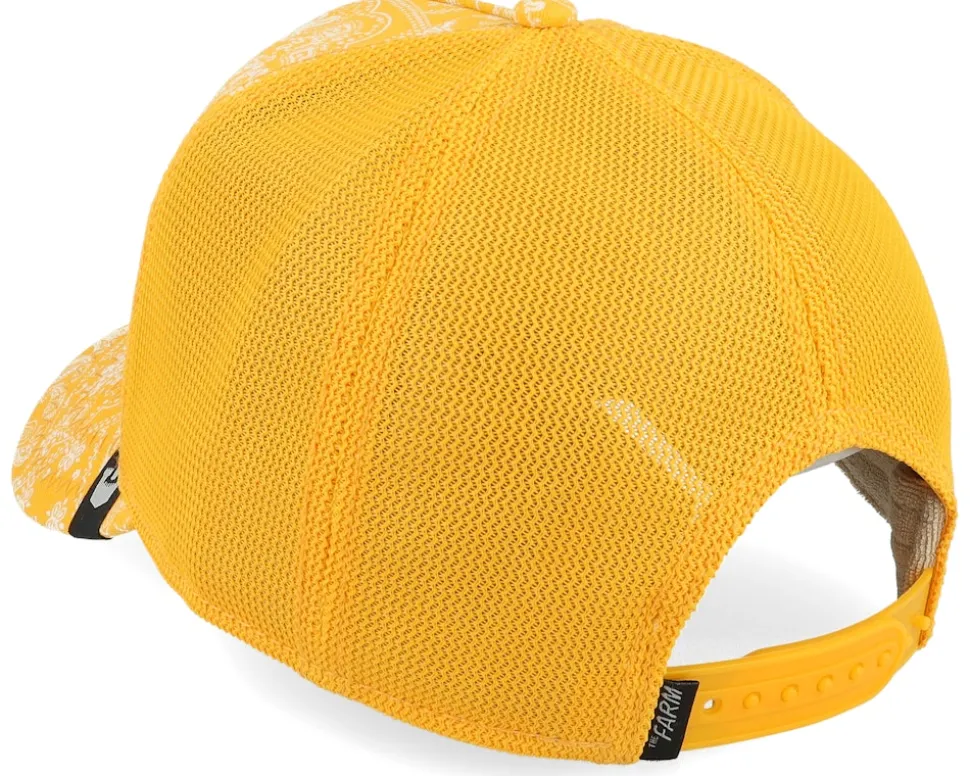 Spray Paint Arch Paisley Yellow A-Frame Trucker - Goorin Bros.