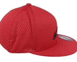 Sprint Mesh Hat Red/Black Fitted - Alpinestars