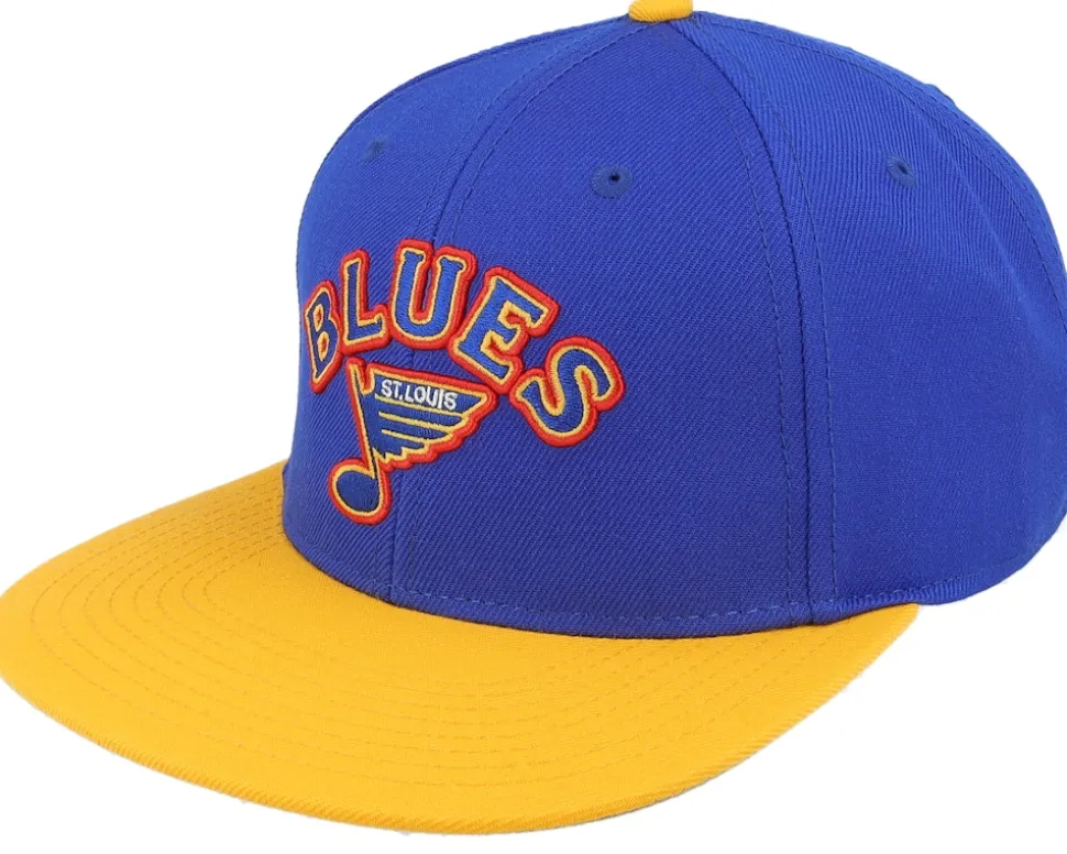 St. Louis Blues Archive 400 Royal/Gold Snapback - American Needle