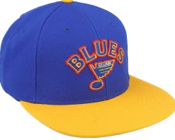 St. Louis Blues Archive 400 Royal/Gold Snapback - American Needle