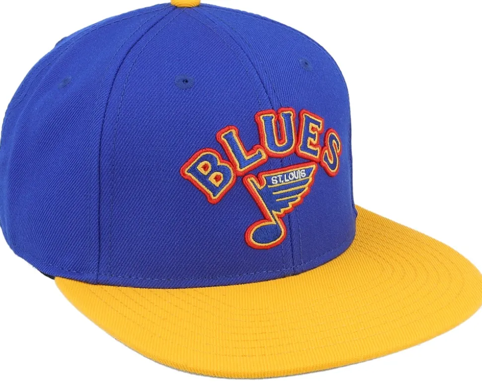 St. Louis Blues Archive 400 Royal/Gold Snapback - American Needle