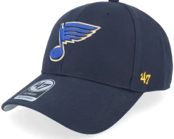 St. Louis Blues MVP Wool Navy Adjustable - 47 Brand