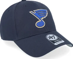 St. Louis Blues MVP Wool Navy Adjustable - 47 Brand