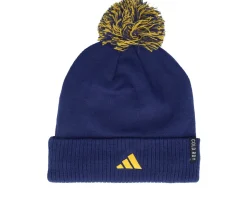 St. Louis Blues NHL Cuff Beanie Navy Blue Pom - Adidas