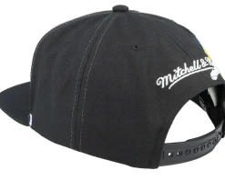 St. Louis Blues Vintage Paintbrush Black Snapback - Mitchell & Ness
