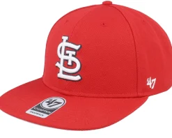 St. Louis Cardinals Sure Shot Captain Red Snapback - 47 Brand