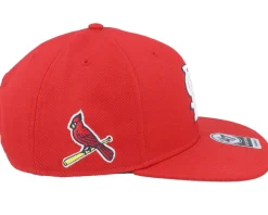 St. Louis Cardinals Sure Shot Captain Red Snapback - 47 Brand