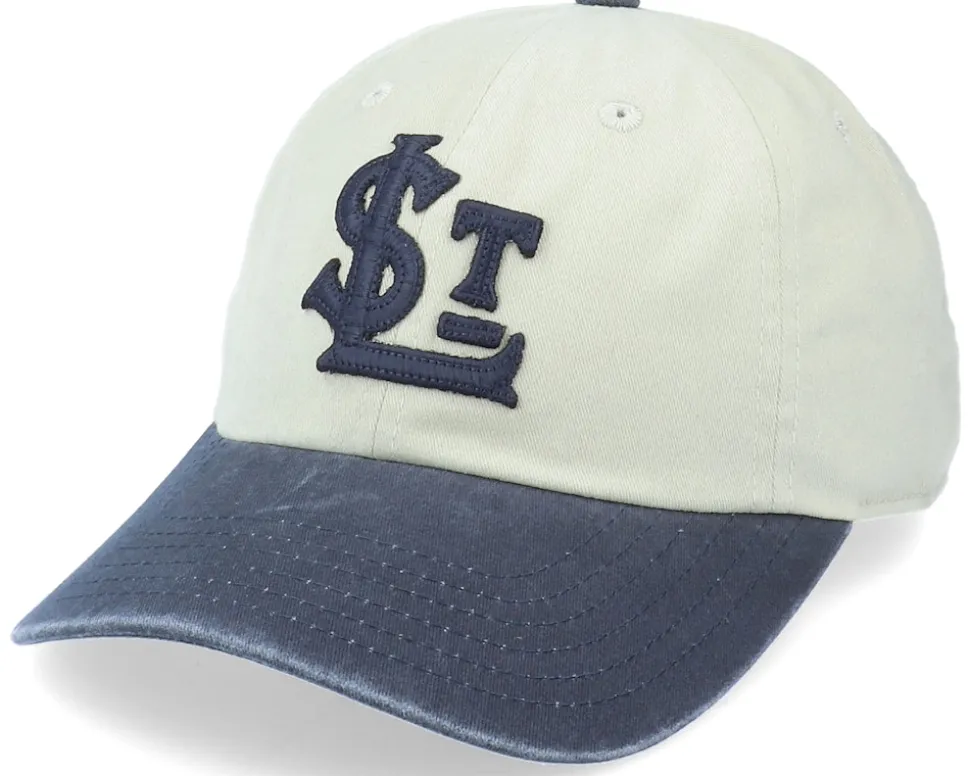 St: Louis Terriers Archive Stone & Khaki/Navy Dad Cap - American Needle