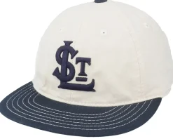 St: Louis Terriers Line Out Ivory/Navy Strapback - American Needle