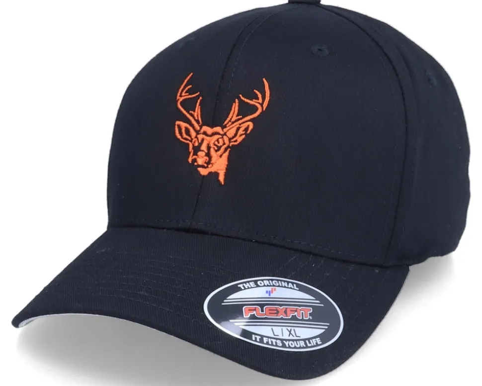 Stag Deer Black Flexfit - Hunter