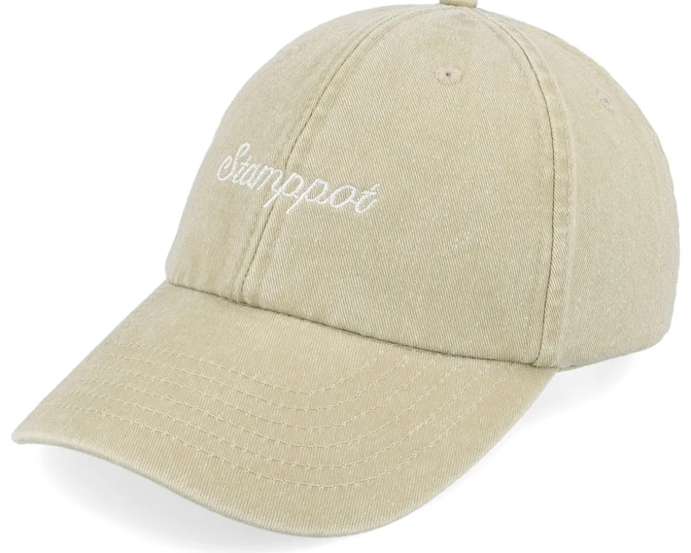 Stamppot Vintage Washed Khaki Dad Cap - Iconic