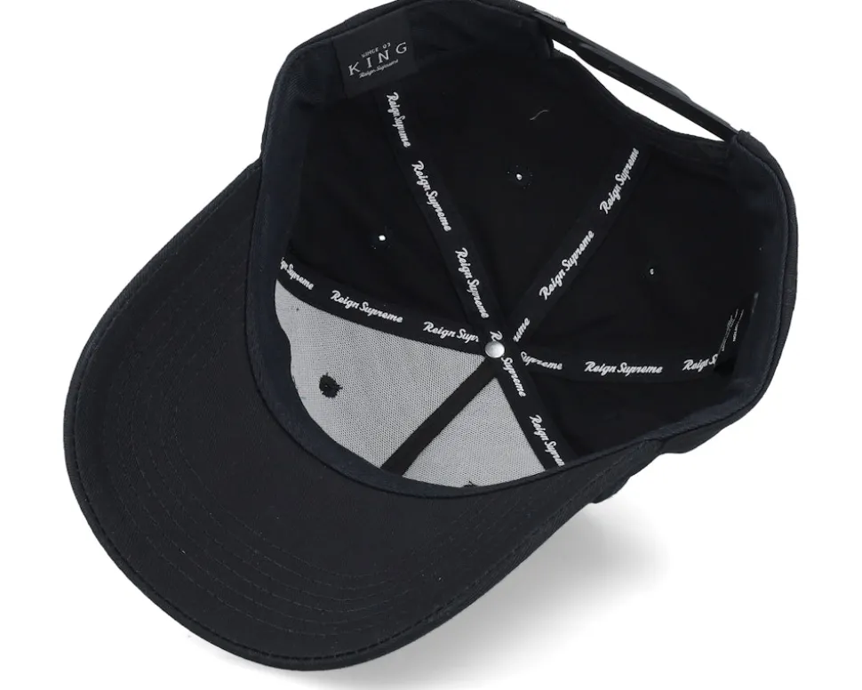 Staple Curved Peak Black Adjustable - King Apparel