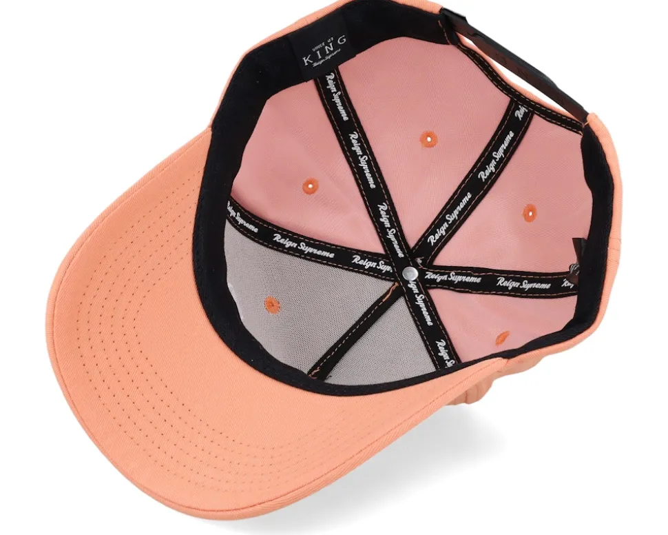 Staple Curved Peak Coral Adjustable - King Apparel