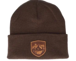 Starry Mountain Patch Brown/Chocolate Beanie - Wild Spirit