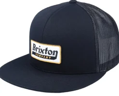 Steadfast High Profile Black Trucker - Brixton