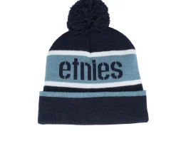 Stencil Beanie Navy Pom - Etnies