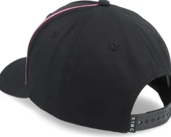 Stepney Curved Peak Cap Black Adjustable - King Apparel
