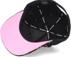 Stepney Curved Peak Cap Black Adjustable - King Apparel