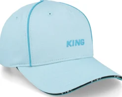 Stepney Curved Peak Cap Sky Blue Adjustable - King Apparel