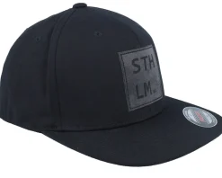 Sthlm Chemical Formula Engraved Black Flat Brim Fitted - Iconic