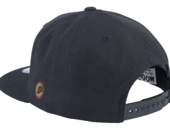 Stinky Engraved Patch Black Snapback - Moomin