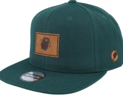 Stinky Engraved Patch Green Snapback - Moomin