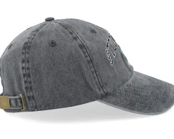 Stockholm Sweden Washed Black Dad Cap - Iconic