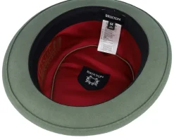 Stout Light Moss/Coffee Diamond Pork Pie - Brixton