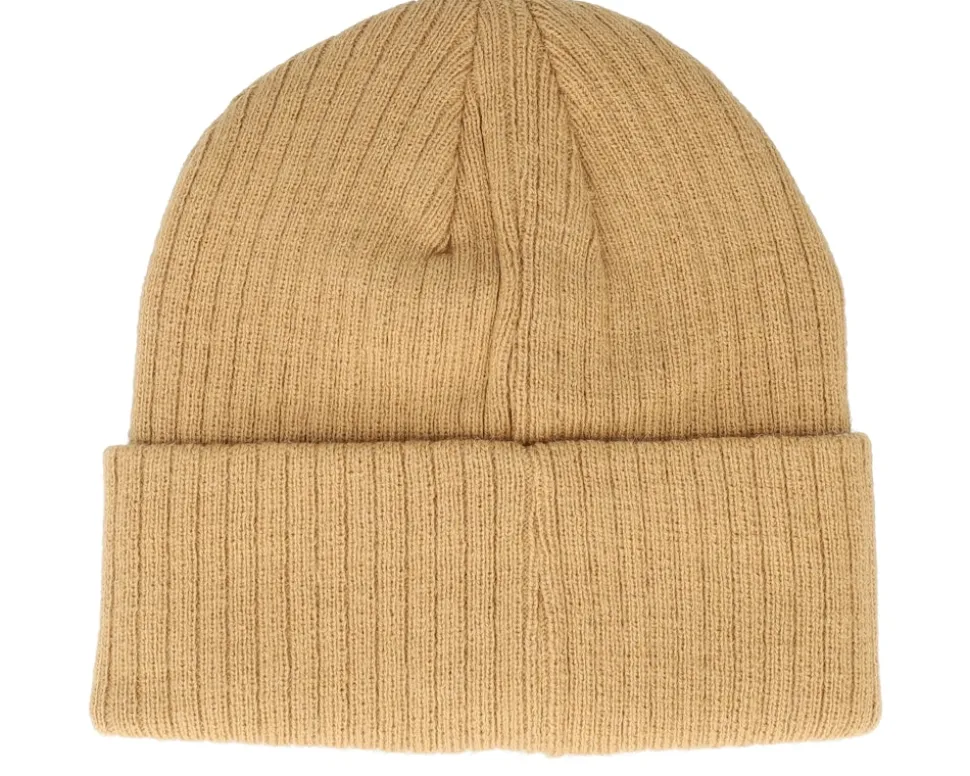 Stranded Beanie Khaki Cuff - Upfront