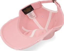 Strat Guitar Patch Pink Destroyed Dad Cap - Abducted