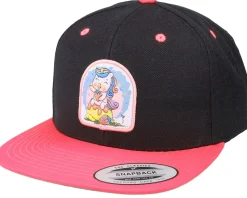 Strawberry Unicorn Patch Black/Pink Snapback - Unicorns