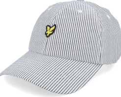 Stripe Baseball Cap Court Green/White Dad Cap - Lyle & Scott