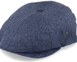 Stripe Blue Flat Cap - City Sport