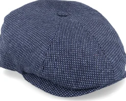 Stripe Blue Flat Cap - City Sport