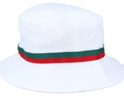 Stripe White Bucket - Flexfit