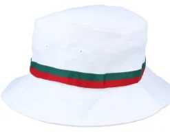 Stripe White Bucket - Flexfit
