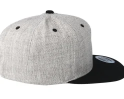 Strong Bolt Heather Grey/Black Snapback - Berzerk