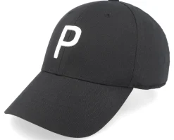 Structured P Cap Black/White Glow Adjustable - Puma