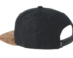 Suede Black Snapback - Reell