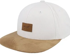 Suede Cap Bedford Light Grey/Brown Snapback - Reell